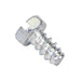 Tapping Screw, Indented Hex Head Slotted Drive, Type B, #6 x 1/2" Length, Steel Zinc Plated by Spaenaur Inc.