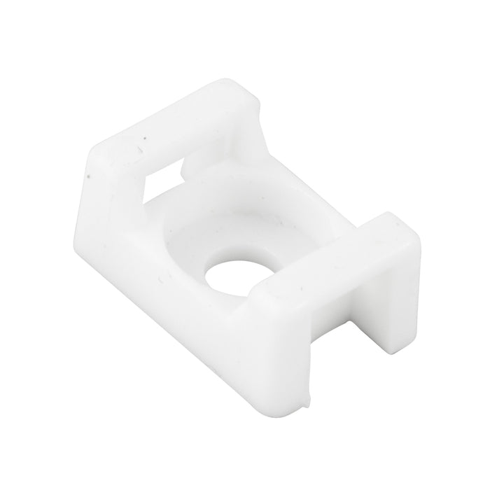 Cable Tie Mount M,I,S Tie Sizes, #6 Screw Hole Nylon by Spaenaur Inc.