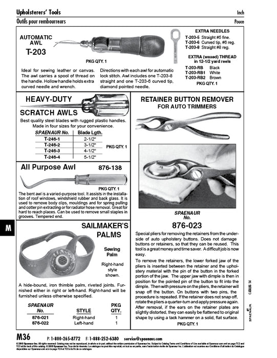 Reel Of Waxed Brown Thread for Automatic Awl 12 1/2 Yds