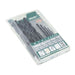 Twist Drill Set, DIN 338RN (25 Pcs) 1.0mm - 13.0mm (0.5mm Increments) High Speed Steel, In Metal Case by Spaenaur Inc.