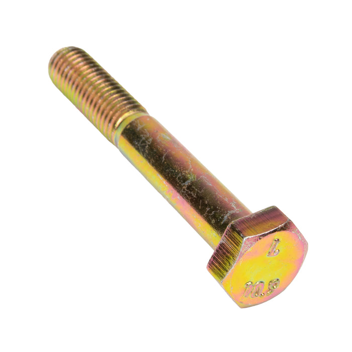 Hex Head Cap Screw DIN 931, M10 x 45mm LG, Partial Thread Class 10.9 Steel Yellow Zinc Plated DIN 931/10.9-YZ M10X45 by Spaenaur Inc.