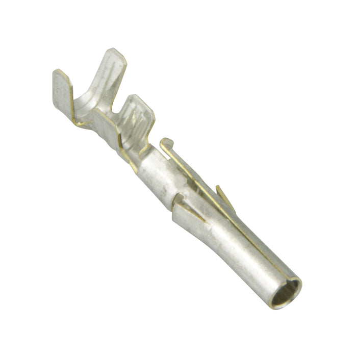 Crimp Type Terminal, Female Awg 14-20 .093"(2.36mm) DIA x .010" Brass Tin Plated by Spaenaur Inc.