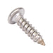 Tamper-Resistant Tapping Screw, Button Head Torx TR10 Drive, #6 x 1-1/2" Length, Stainless Steel 18-8, Type A or Type AB by Torx®