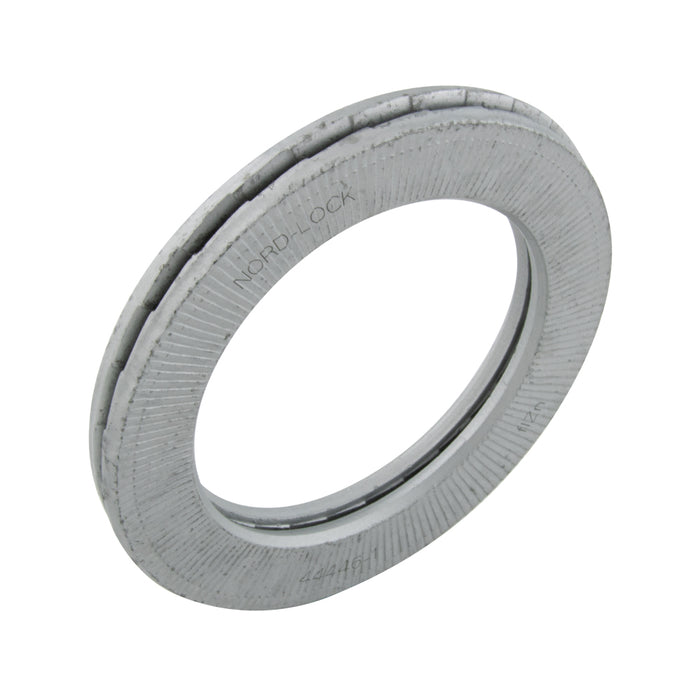 Nord-Lock Washer, Heat Treated, Bolt Size M6 (6mm), Glued Pair 6.5mm ID x 10.8mm OD x 1.8mm TH Steel Hardened Delta Protekt Zinc Flake Coat