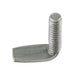 Spot Weld Screw, 90 Degree Plain Spade Head 1/4"-20 UNC x 1-1/4" LONG C-1010 Low Carbon Steel Plain by OHIO
