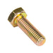 Hex Head Cap Screw M16 x 35mm LG, Fully Threaded CL 10.9 Steel, Yellow Zinc Plated DIN 933/ISO 4017 by Spaenaur Inc.