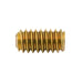 Hex Socket Set Screw, Cup Point #10-24 UNC x 1/4" LONG Brass ANSI B18.3-1986 by Spaenaur Inc.