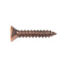 Wood Screw, Flat Head, Square Socket, #4 x 5/8" Length, Low Carbon Steel Bronze, ASME/ANSI B18.6.1 by Spaenaur Inc.