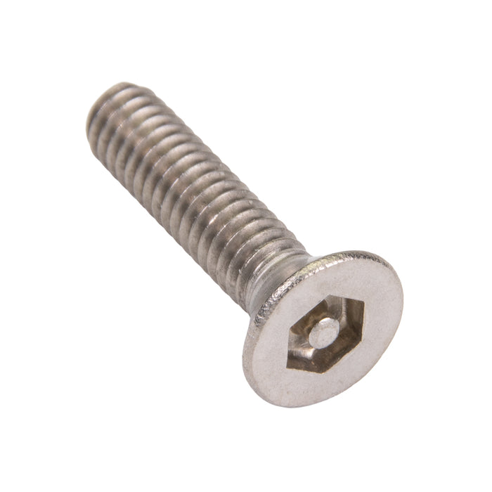 Security Screw, Flat Head Security Phillips Drive, #10-24 UNC x 1" Length, Stainless Steel by Spaenaur Inc.