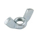 Écrou à oreilles 7/16 po-14 UNC x 1 13/16 po d'envergure Acier à faible teneur en carbone Forgé à froid Zingué, ANSI B18.17-1968 par Spaenaur Inc.
