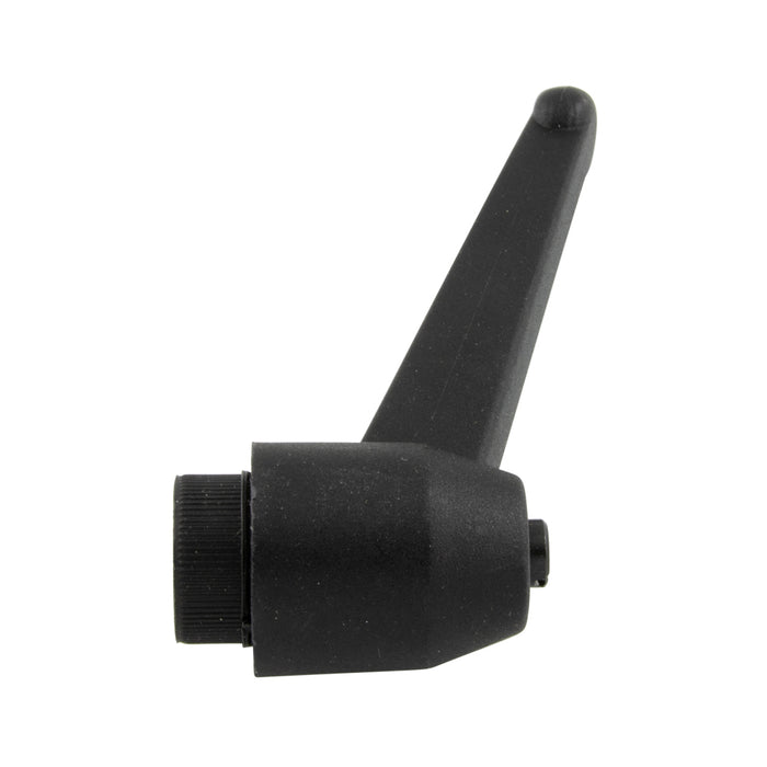 Indexed Clamping Lever, Female 4.73" Length, 3/8"-16 Thread 2.76" Overall Height Thermoplastic Black, Metal Insert by Spaenaur Inc.