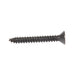 Tapping Screw, Flat Head Security Hex Socket Drive, #8 x 1-1/4" Length, Steel Black Phospate by Spaenaur Inc.