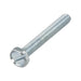 Machine Screw, Hex Head, Slotted Drive, #6-32 UNC x 1-3/4" Length, Steel Zinc Plated by Spaenaur Inc.