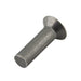 Rivet plein à tête fraisée à 90 degrés HD 1/4 po de diamètre x 3/8 po de longueur C1008 Acier recuit lisse par Spaenaur Inc.