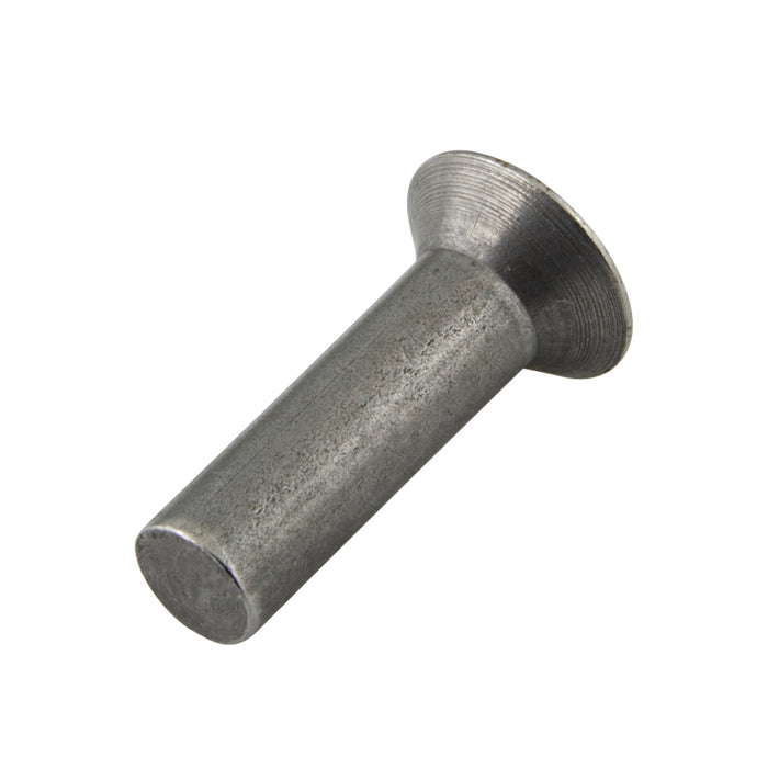 Rivet plein à tête fraisée 1/4 po de diamètre x 3/4 po de longueur C1008 Acier recuit ordinaire par Spaenaur Inc.