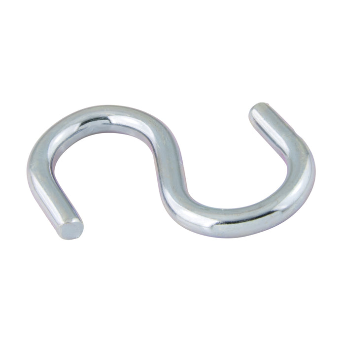 "S" Hook for Rubber Tie Down 4-1/2" O/A LGTH x 0.187" Wire DIA. Steel Zinc Plated