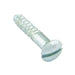 Wood Screw, Oval Head 90° ctsk., Slotted, #8 x 3/4" Length, Steel Zinc Plated, ASME/ANSI B18.6.1 by Spaenaur Inc.