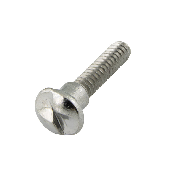 One-Way Slot Shoulder Screw #10-24 UNC x 1 3/16" LONG Steel, Chrome Plated by Spaenaur Inc.