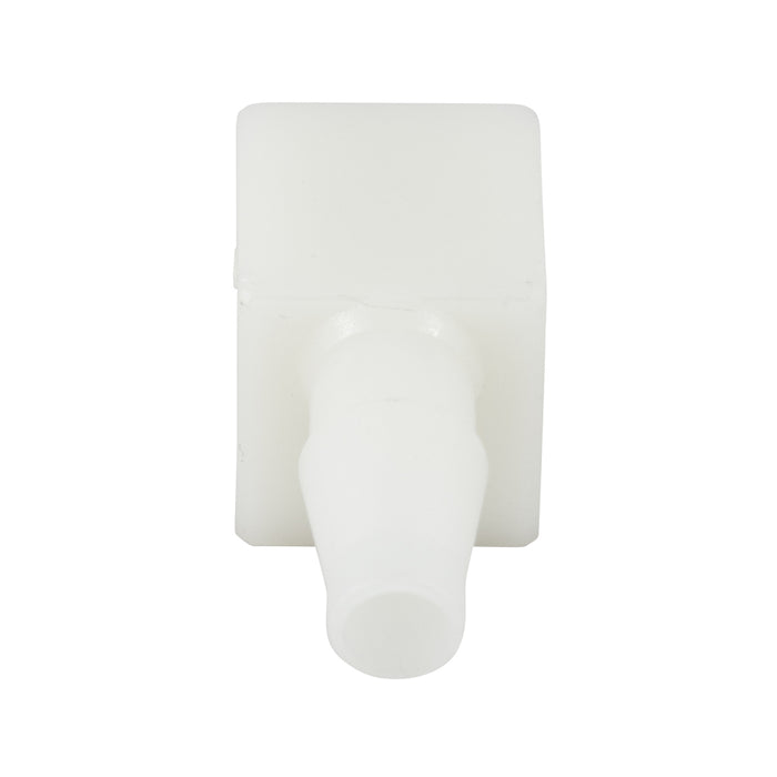 Miniature 90 Degree Barbed Fitting for 1/4" Tubing ID (1/8"-27) Nylon by Spaenaur Inc.