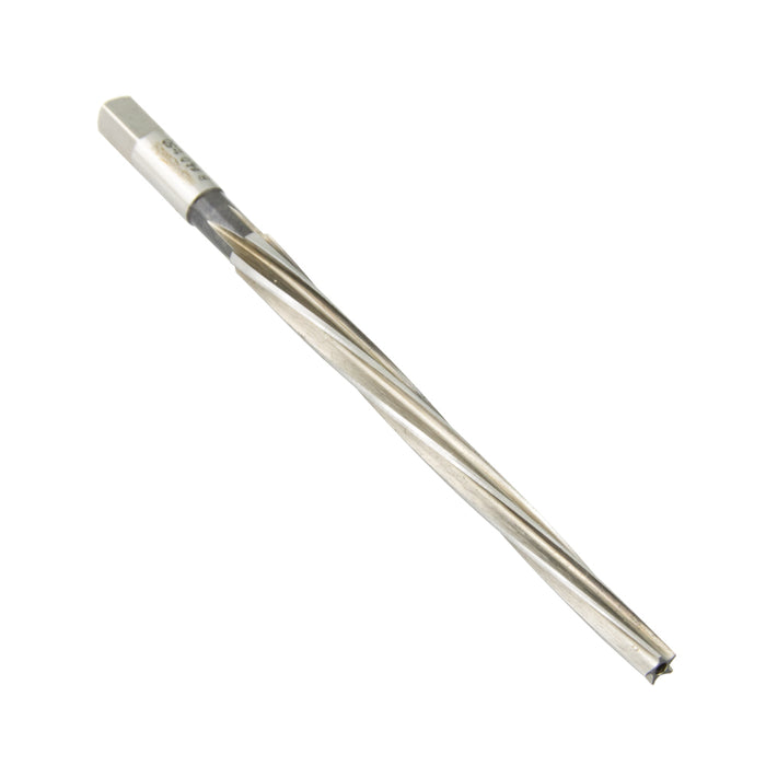 Taper Pin Reamer, Spiral Flute: Taper 1:50, DIN 9-form B 4 mm High Speed Steel Plain DIN 9B 4 by Spaenaur Inc.