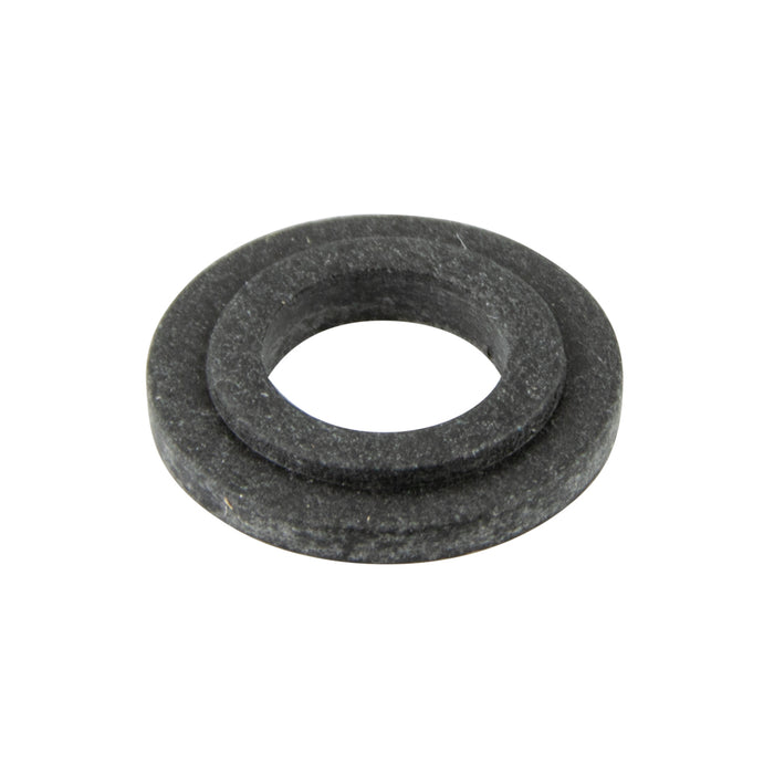 Rondelle d'épaulement en fibre, diamètre intérieur 1/4 po x diamètre extérieur 1/2 po x épaulement 3/8 po, fibre vulcanisée noire, par Spaenaur Inc.