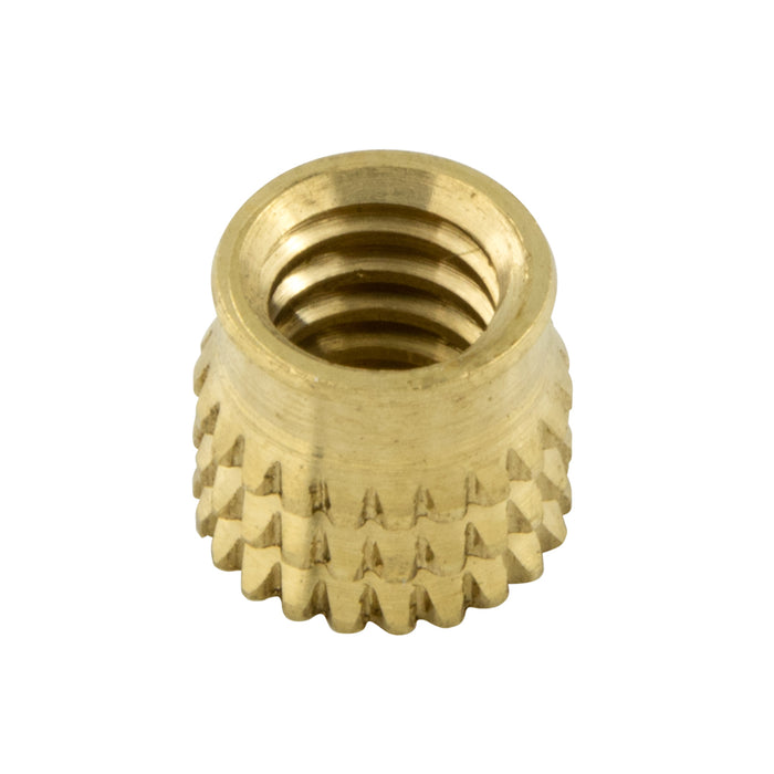 Brass Barb-Sert #10-24 UNC x .257" Short LGTH Brass