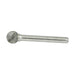 Carbide Burr, Double Cut Ball Shape 3/8" DIA x 5/16" LGTH x 1/4" Shank Hardened Steel Shank, Tungsten Carbide Tip by Spaenaur Inc.