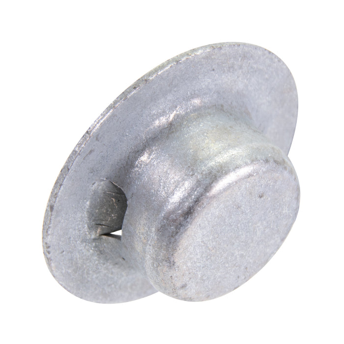 Écrou à pousser de type rondelle pour tige de 1/4 po, diamètre de rondelle 9/16 po, hauteur totale 0,205 po. Acier électrozinc chromate Pw-250009-Ebg par Spaenaur Inc.