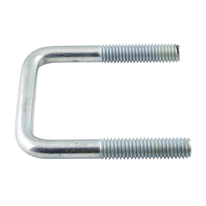 Square Bend U-Bolt 3/8"-16 UNC x 3 3/4" (4" x 7") Steel Zinc Plated by Spaenaur Inc.
