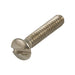 Machine Screw, Oval Head, Slotted Drive, #8-32 UNC x 1/2" Length, Steel Nickel Plated by Spaenaur Inc.