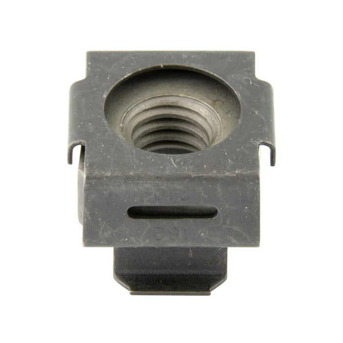 Dispositif de retenue à écrou 3/8"-16 UNC Gamme de panneaux .162"-.210" Acier à ressort Zinc électroplaqué