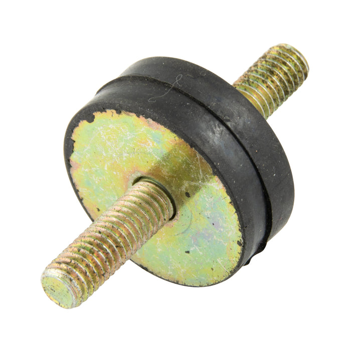 Support antivibration à boulonner, diamètre 9/16 po, avec vis 10-32 (2 extrémités), caoutchouc naturel noir, dureté 40-50, par Spaenaur Inc.