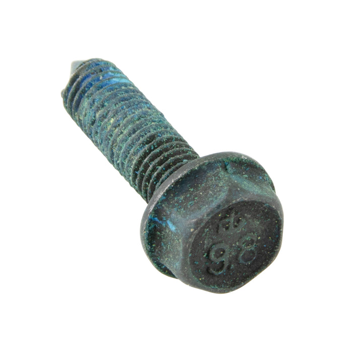 Slotted Hex Washer HD Machine Screw M4 x 0.70 x 42mm LONG Low Carbon Steel Black Zinc PLTD (Gm#4345Mgd)