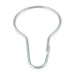 Shower Curtain Ring .080" Wire Diameter, 1-3/8" Inside Loop Diameter, 2-3/4" O/A LGTH, Steel Zinc Plated by Spaenaur Inc.