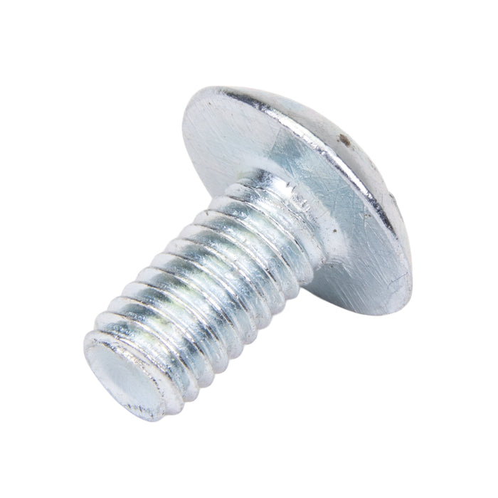 Machine Screw, Truss Head, Slotted Drive, #8-32 UNC x 1/4" Length, Steel Zinc Plated Trivalent by Spaenaur Inc.