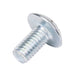 Machine Screw, Truss Head, Slotted Drive, #8-32 UNC x 3-1/2" Length, Steel Zinc Plated Trivalent by Spaenaur Inc.