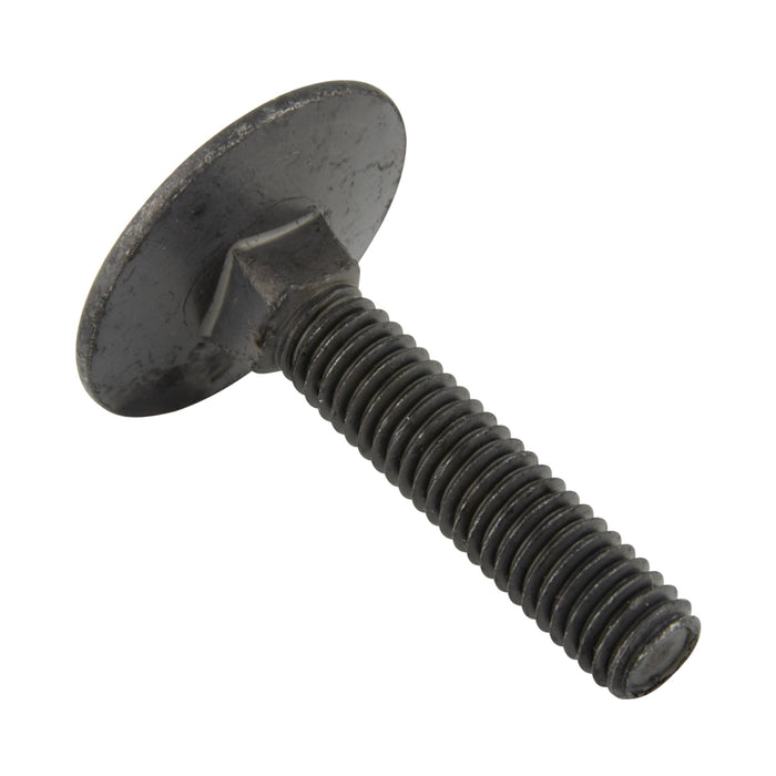 Elevator Bolt, Large Head, 3/8"-16 x 2-1/2" Length, Steel Plain Grade 5, ASME/ANSI B18.5