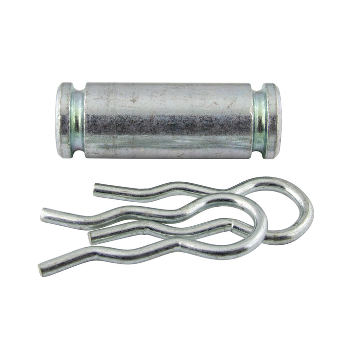 Clevis Pin GRooved W/2 Hair Pin Cotters 1" x 3-1/4" Usable LGTH High Strength Steel, Bright Zinc Plated by Spaenaur Inc.