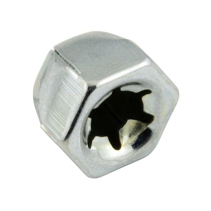 Cap Nut, M5 x 0.80 mm, 8.0 mm WAF, 10.0 mm THK, Steel Zinc Plated, DIN 1587