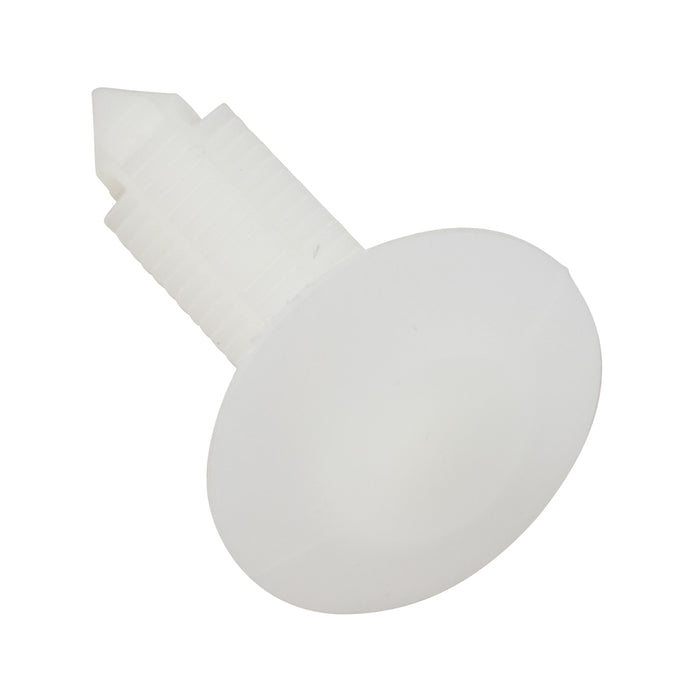 Hood Insulation Clip for 1/4" Hole, 2" Head DIA. Polypropylene Black by Spaenaur Inc.