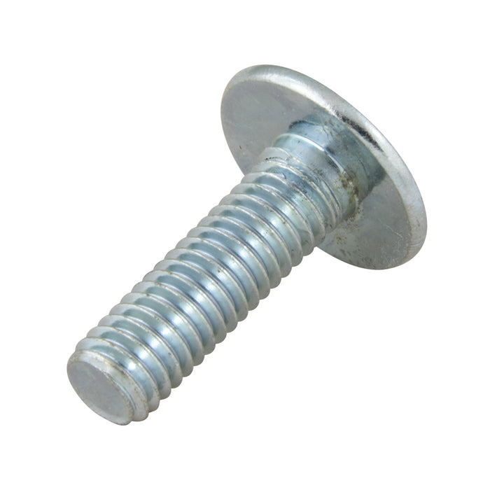 Rampa Mushroom Head Screws Type Kt with Hex Drive, 15 mm OD Mush HD M6 x 40mm LGTH Class 4.8 Steel Zinc Plated