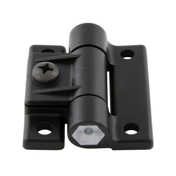 Charnière réglable série 500 2,25 po x 2,50 po Acétal noir