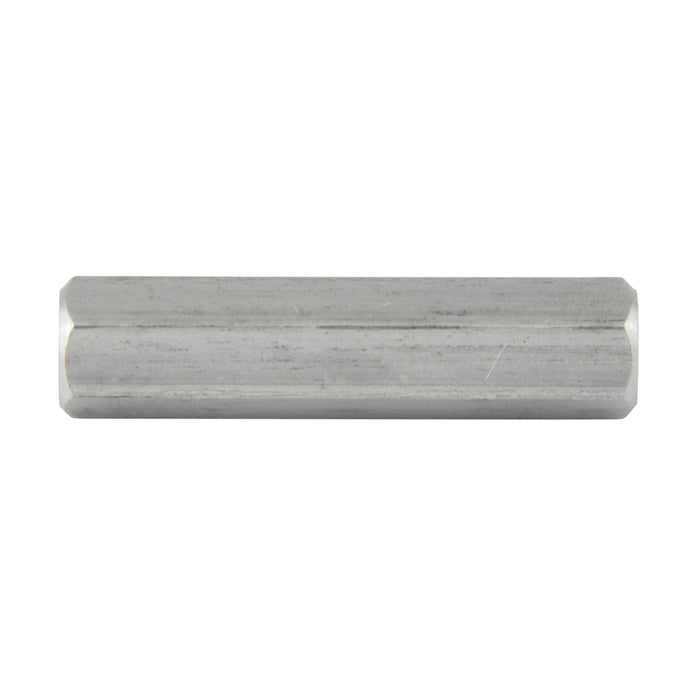 Spacer Hex Threaded, Tap Is 3/8" From Each End & Not Continuous Thru Threaded #6-32 UNC, 1/4" A.F. x 1.250" LGTH Aluminum Alloy 2011T3, Iridite # 14 Chromate