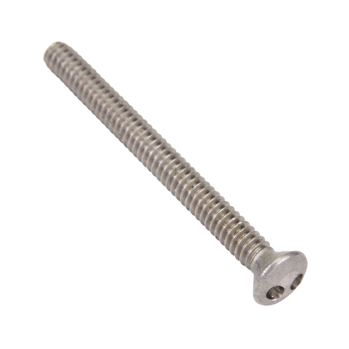 Security Screw, Pan Head Spanner Drive, #10-24 UNC x 1-1/4" Length, Stainless Steel by Spaenaur Inc.