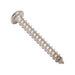 Tapping Screw, Pan Head Slotted Drive, Type AB, #12 x 3/4" Length, Stainless Steel by Spaenaur Inc.