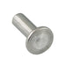 Rivet en aluminium massif à tête plate 1/4 po de diamètre x 1/2 po de longueur Aluminium-1100F ordinaire par Spaenaur Inc.