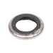 Rondelle d'étanchéité en acier inoxydable recouverte de néoprène, boulon de taille n° 10 (diamètre extérieur 7/16 po x diamètre extérieur total 0,085 po HT) en acier inoxydable/néoprène par Spaenaur Inc.