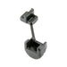 Bell-Mouth Strain Relief Bushing for Flat Cables Csa# Sr3P-5 .437" Mounting Hole DIA Nylon Black by Spaenaur Inc.