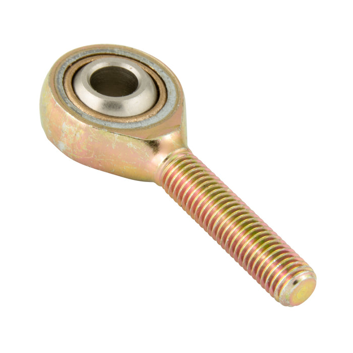 Rod End with Bearings, Alinabal V Series, Plated Steel Housing, Phosphor Bronze Race, Hardened Plated Steel Ball Male 3/4"-16 Left Hand THRD Mild Steel