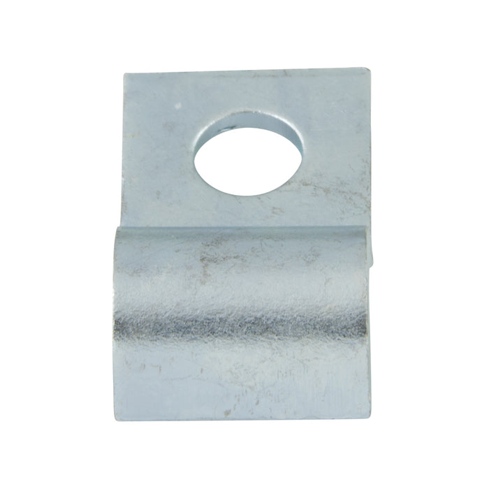 "Half" Clip 1/2" Clamp DIA., 9/32" Hole DIA .625" C to C Steel Zinc / Clear Chromate